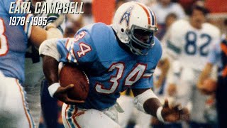 Earl Campbell RUN ANGRY Career Highlights  NFL Legends [upl. by Ylsew853]