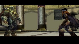 Legacy of Kain Soul Reaver PS1  Raziel encounters Kain 14 [upl. by Ennovi]