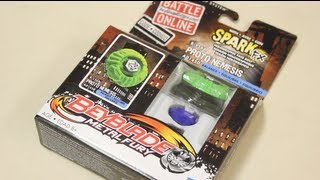 Proto Nemesis AD145D SPARK FX B156A Unboxing amp Review  Beyblade Metal Fury [upl. by Noired]