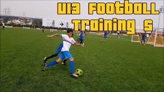 U13 Football Training 5  Little League [upl. by Thetos]