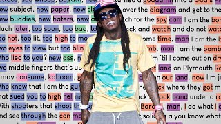 Lil Wayne  Dedicate  Rhymes Highlighted [upl. by Trinetta]