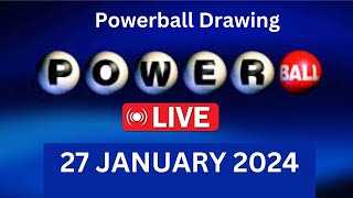 Powerball drawing live Results 27 January 2024  powerball drawing live today [upl. by Alleris]