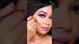 Face contouring hack makeup contouring makeupartist shortsfeed viral youtubeshorts shorts [upl. by Orgalim]