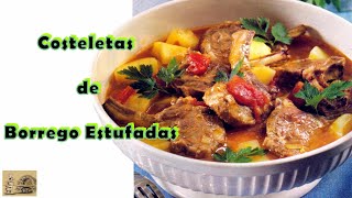 COSTELETAS de BORREGO estufadas  Receita [upl. by Jobina569]