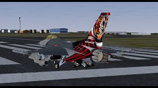 F16C Ground Strike FlightGear [upl. by Sidonie341]