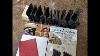 ROCKLER Angled Contour Sanding Grips and Pads [upl. by Irtimid]