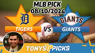 Detroit Tigers vs San Francisco Giants Pick 81024 MLB Predictions [upl. by Dust484]