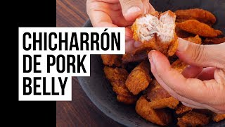 Chicharrón de Cerdo Pork Belly — ¡Crujiente por fuera y suave por dentro [upl. by Mackay450]