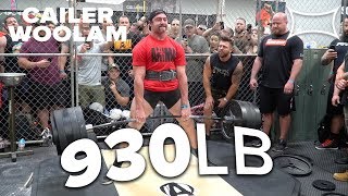 Cailer Woolam Sets New Cage Record  930lb Deadlift [upl. by Seana247]