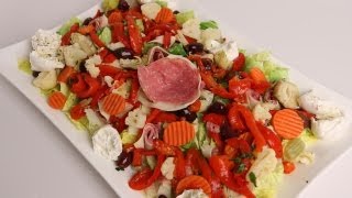 Antipasto Salad Recipe  Laura Vitale  Laura in the Kitchen Episode 348 [upl. by Ylra]