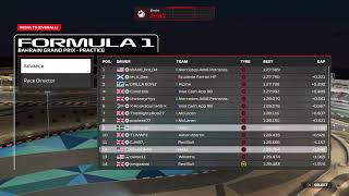 F1 24 TFR League Bahrain Preseason Testing [upl. by Humo]