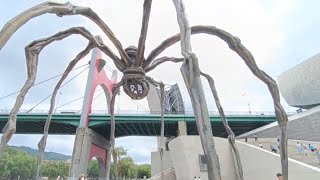 Bilbao Walking Scenery 🇪🇸  Guggenheim Museum amp Intermodal Bilbao  30 june 2024 [upl. by Yemiaj]