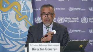 LIVE Media briefing on global health issues with Dr Tedros [upl. by Diskin]