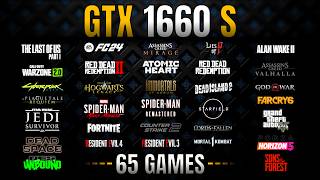 GTX 1660 Super  65 Games Tested in 2024🔥 [upl. by Atinahs]