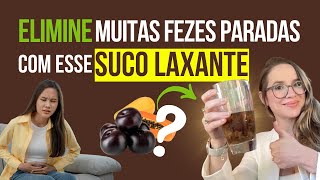 Receita laxante NATURAL para intestino preso  ELIMINA muitas fezes paradas [upl. by Donald]