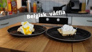 Belgisk våffla [upl. by Hanikehs]