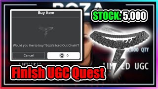 UGC LIMITED AVNU Where Music Meets Script  Finish UGC Quest Bozas Iced Out Chain [upl. by Skyla]