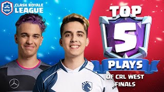 Top 5 Plays of CRL West Finals SK Gaming amp Team Liquid  Clash Royale League [upl. by Stacy]