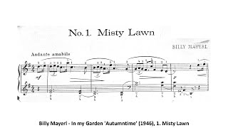 Billy Mayerl  In my Garden Autumntime’ 1946 1 Misty Lawn [upl. by Noevad]