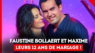 Faustine Bollaert fête ses 12 ans de mariage avec Maxime Chattam en partageant un cliché [upl. by Nairde]