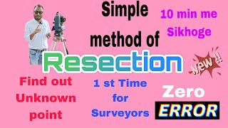 Resection kese karte hai How to do Resection using Sokkia Total Station Resectionsurvey [upl. by Nitsrik542]