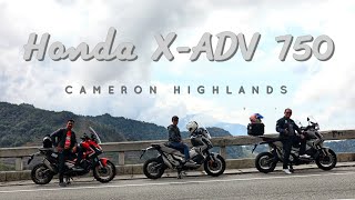 Honda XADV 750  Ride to Cameron Highland [upl. by Robma]