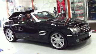 CHRYSLER CROSSFIRE CONVERTIBLE BART TESTING ROOF OPERATION [upl. by Eirrol592]