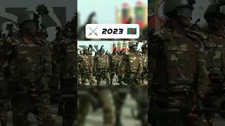 Bangladesh Army Parade 1975 vs 2023 🇧🇩 Bangladesh then vs now [upl. by Aihsetal]