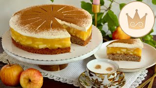 🍎LECKERSTE APFELTORTE mit NÜSSEN und ZIMTSAHNEHAUBE selber backen 🍎 REZEPT VON SUGARPRINCESS🍎 [upl. by Ojaras]