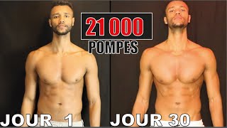 JAI FAIT 700 POMPES PAR JOUR PENDANT 30 JOURS  LE RESULTAT [upl. by Einra545]