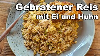 Gebratener Reis mit Ei Fertig in 10 Minuten und super lecker 😋 [upl. by Alexa883]