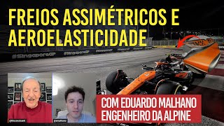 Conheça as novas armas da F1 freios assimétricos e aeroelasticidade [upl. by Acirehs]