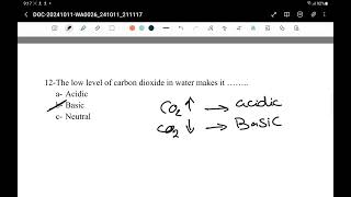 1 sec session 3 oxygen co2 and adaptation model answer [upl. by Orimlede236]