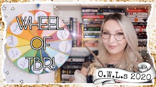 ✨WHEEL OF TBR OWLs Magical Readathon TBR ✨April 2020 ✨ [upl. by Anaihk]