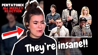 Pentatonix  Evolution of Michael Jackson  REACTION [upl. by Mairb281]