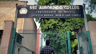 Shri Aurobindo College University of Delhi  Campus Tour within a minute [upl. by Onitsirc]