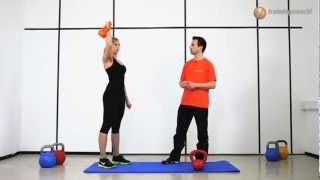 Kettlebell Training mit Dr Till Sukopp Overhead Press [upl. by Dara]