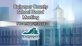 Culpeper County School Board [upl. by Henriques909]