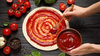 5 minutes pizza sauce recipe  homemade recipe HAI Taste [upl. by Nosac450]