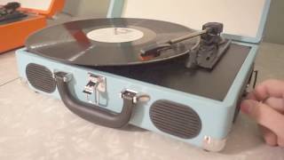 Crosley Cruiser vs 1byOne Portable Turntable comparison [upl. by Nagorb214]