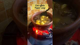 How I made my Cow offals peppersoup for the weekend youtubeshorts peppersoup soup [upl. by Lamdin]