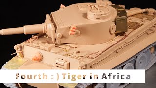 Initial Production Tiger Ausf H1  full build  Abt 501 Africa  135  RFM  3D printed Tracks [upl. by Malan13]