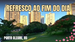 Domingo de calor acaba com tempo muito aproveitável em Porto Alegre  24112024 [upl. by Anailli]