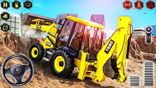 JCB Backhoe Loader Simulator  Railway Bridge JCB Games 3D  Android GamePlay [upl. by Kruse852]