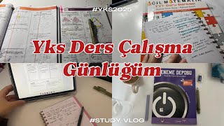 Yks Ders Çalışma Günlüğüm 📚 Benimle İki Gün  Koçluk Görüşmesi ve Haftalık Plan  Mezun Günlükleri [upl. by Akirrehs]