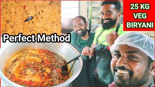 VEG BIRYANI RECIPE  25 KG Veg Biryani Recipe in Tamil  Bulk Quantity For Ganesha Festival [upl. by Nev99]