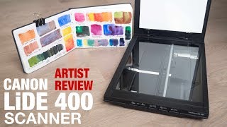 Artist Review Canon LiDE 400 Scanner [upl. by Anaizit]