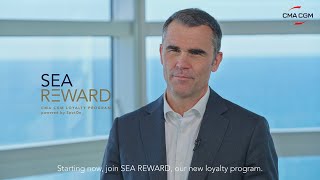 Insights on the new loyalty program SEA REWARD from Olivier NIVOIX EVP Shipping Division of CMA CGM [upl. by Rigdon]