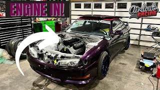 The Kouki S14 240sx Gets its Budget 53 and T56 Installed [upl. by Zins368]