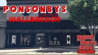 GTA V Online Ponsonbys Invincible Wallbreach ᴴᴰ [upl. by Anilejna]